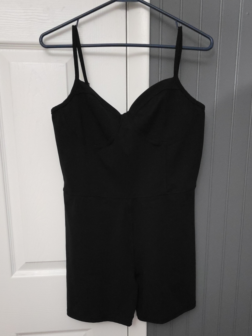 No Boundaries Black Spaghetti Strap Romper